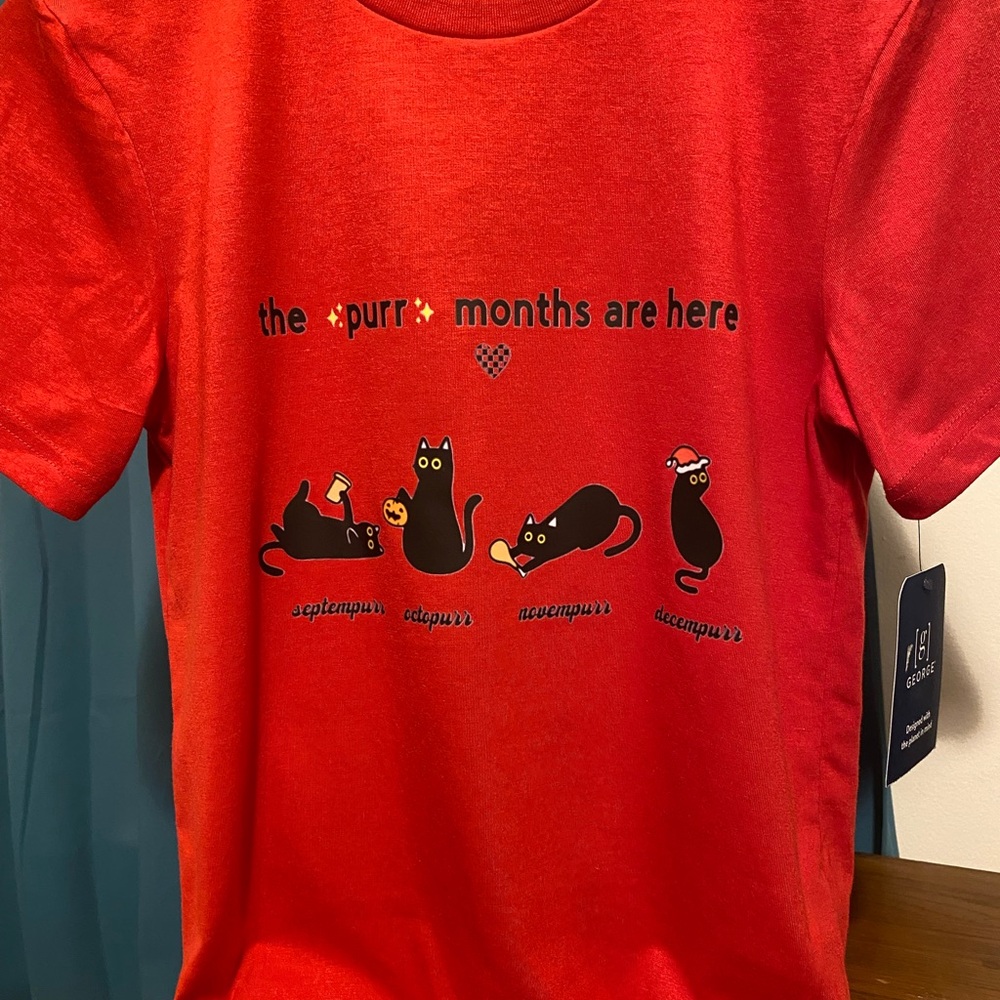 THE PURR MONTHS Cat tee